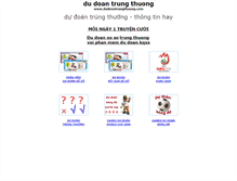Tablet Screenshot of dudoantrungthuong.com
